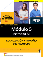 PDF-semana 6-Localización y Tamaño Del Proyecto