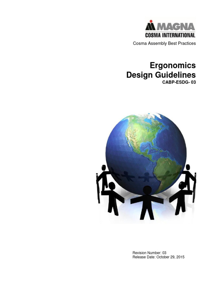 Ergonomic Design Guidelines Overview | PDF | Human Factors And ...