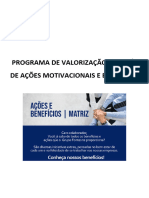 Beneficios e Ações Motivacionais - Versão Intranet