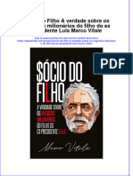 Full Download Socio Do Filho A Verdade Sobre Os Negocios Milionarios Do Filho Do Ex Presidente Lula Marco Vitale Online Full Chapter PDF