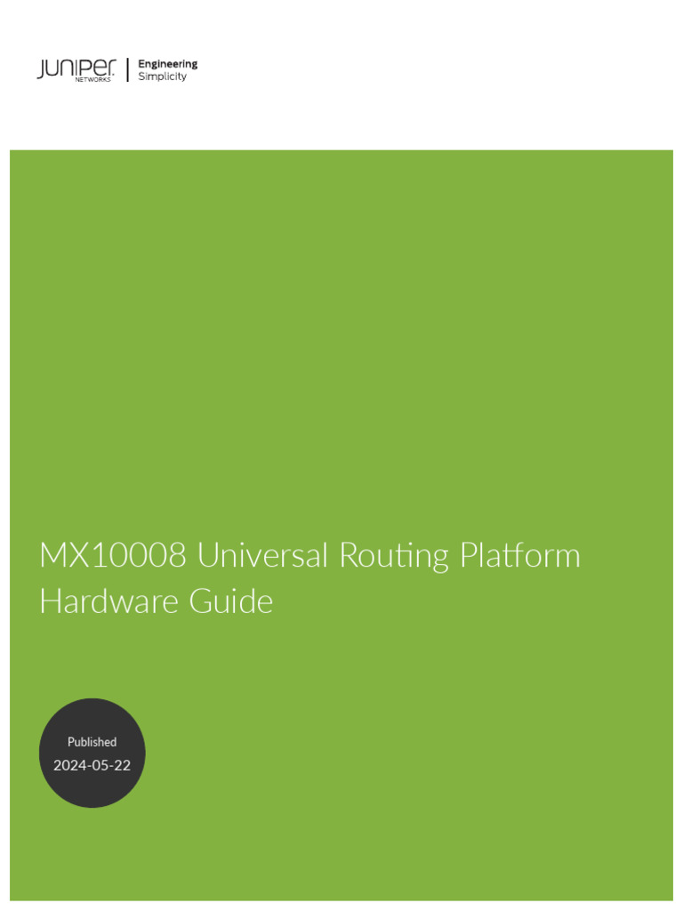 MX 10008 | PDF | Telecommunications | Computer Engineering
