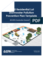 EPA Small Residential Lot Stormwater Pollution Prevention Plan Template