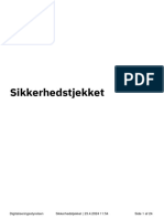 Sikkerhedstjekket