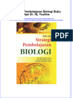 Full Download Strategi Pembelajaran Biologi Buku Ajar DR HJ Yustina Online Full Chapter PDF