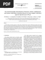Download Gas Chromatographic Determination of Benzene Toluene Ethyl Benzene by api-3861299 SN7370961 doc pdf