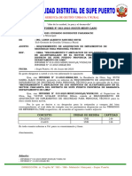 Informe 063-2023 - Requerimiento de Implementos de Seguridad para Personal Tecnico - Chacarita