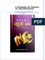 ebookstep_933full download Studi Qur An Pendekatan Dan Wawasan Baru Dr Abad Badruzaman online full chapter pdf 