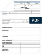 Informe Medico Solicitud Referencias Varias