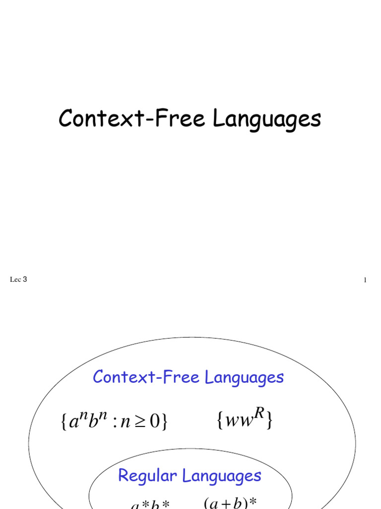 Lec 6 P2 | PDF | Theoretical Computer Science | Syntax