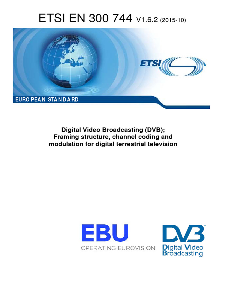 Dvb-Ten 300744v010602p | PDF | Orthogonal Frequency Division ...