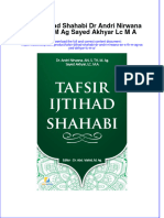 Full Download Tafsir Ijtihad Shahabi DR Andri Nirwana An S TH M Ag Sayed Akhyar LC M A Online Full Chapter PDF