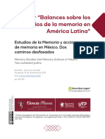 Dossier "Balances Sobre Los Estudios de La Memoria en América Latina"