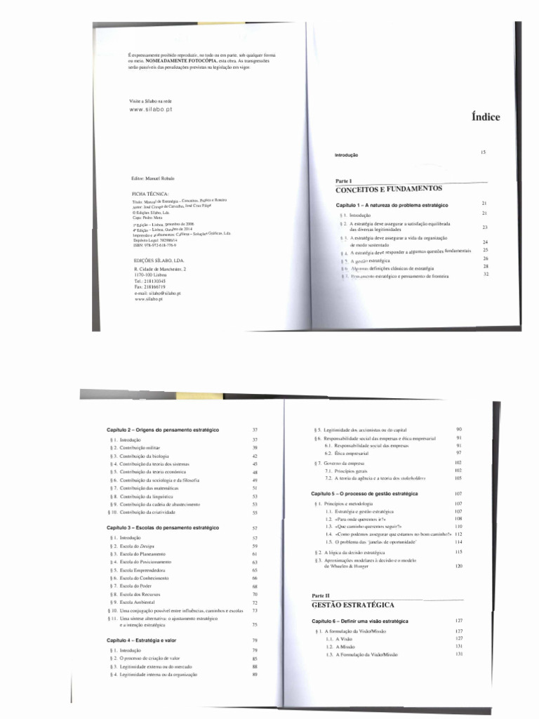 Manual de Estratégia: Conceitos e Prática | PDF