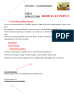 6ème Maths leçon 2 droites et points