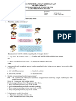 Soal PTS KLS 2 Tema 2 Bagian 2