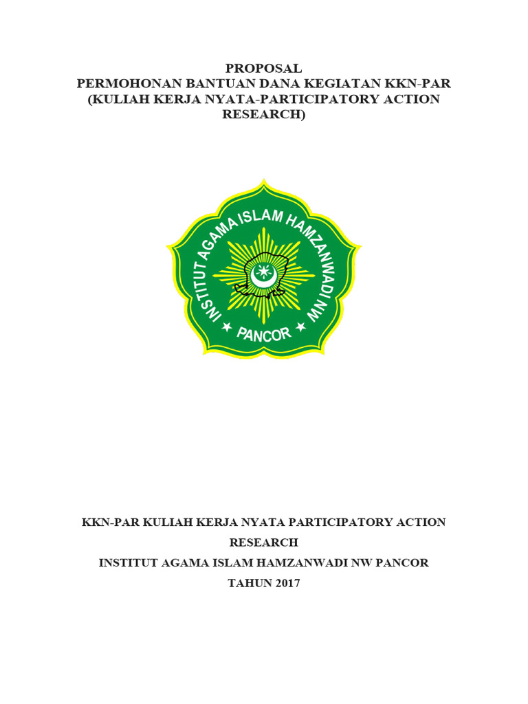 Proposal Salam KKN | PDF | Karier & Perkembangan | Kesehatan Holistik