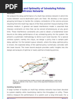 Delay Analysis and Optimality of Scheduling Policies for Multi-Hop Wireless Networks