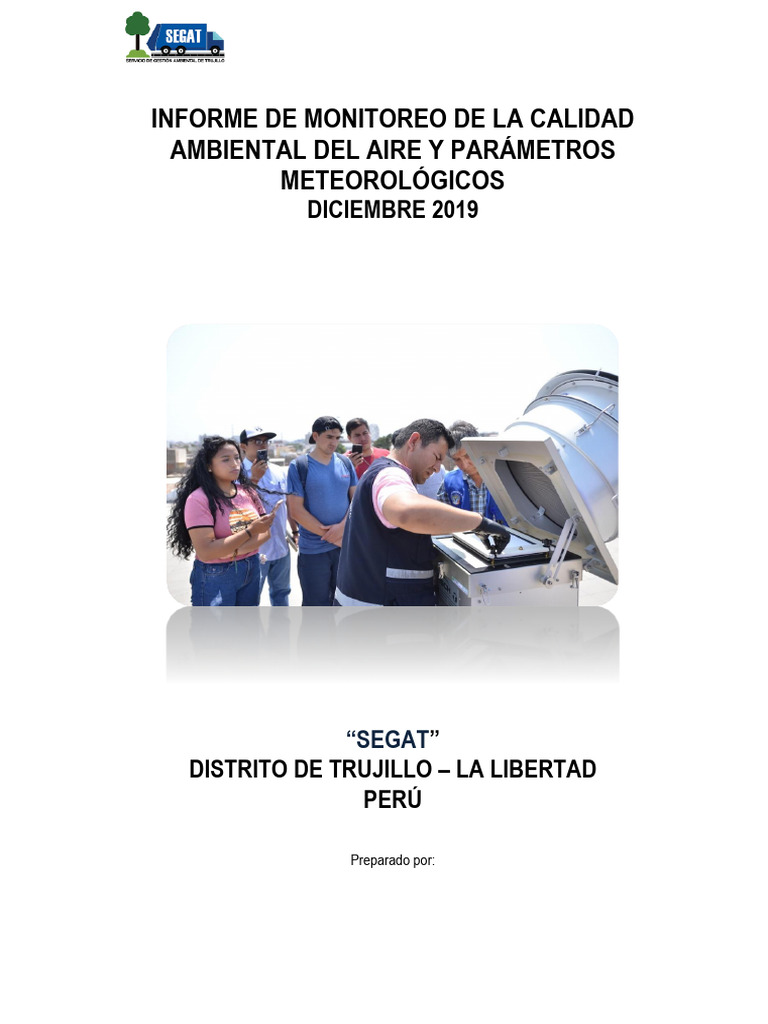 Monitoreo de Calidad del Aire y Meteorología | PDF | Meteorología | La ...
