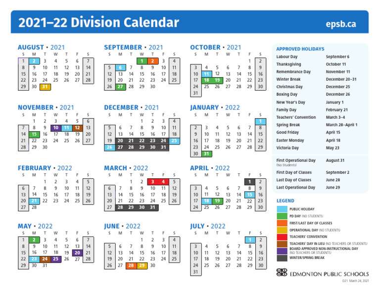 YCDSB 2021-22 School Calendar | PDF | Christian Festivals And Holy Days ...