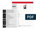 Ficha de Especificaciones Mochila Fumigadora Honda WJ