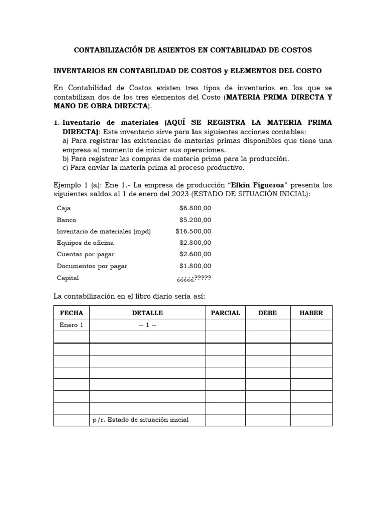 9 1 imprimir formas de contabilizar costos pdf contabilidad