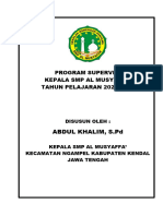 PROGRAM SUPERVISI PENDIDIKAN