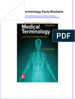 Download full ebook of Medical Terminology Paula Bostwick online pdf all chapter docx 