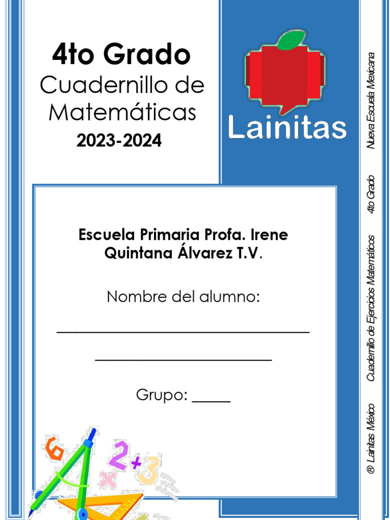Hojas De Trabajo Escolares De 4to Grado