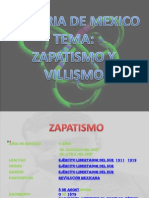 Presentación1 Historia Zapatismo y Villismo