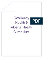 Resiliency Alberta grade 9 Health Curriculum Research Assignment
