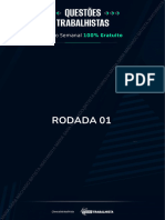 ESCOLA TRABALHISTA QUESToES TRABALHISTAS RODADA 01