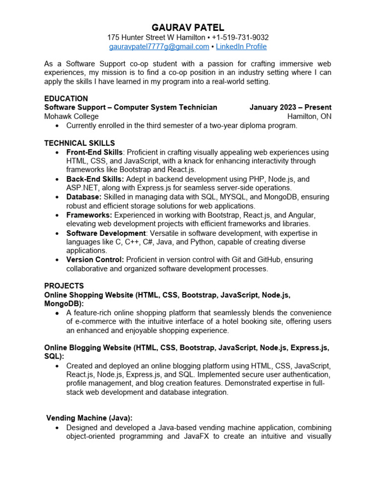 Gaurav Patel's GitHub Profile Overview | PDF | Web Development | Computing