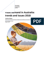 2018 Food Demand in Australia