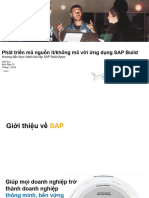 TRaining SAP Build APPs - Hướng Dẫn Mission 1