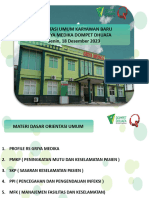 Orientasi Umum Karyawan Baru Rs Griya Medika Dompet Dhuafa Senin, 18 Desember 2023