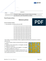 04 - Matemática - 5º e 6º Anos - Números Primos e Números Compostos