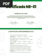 Certificado - Modelo. NR-01 | PDF | Negócios