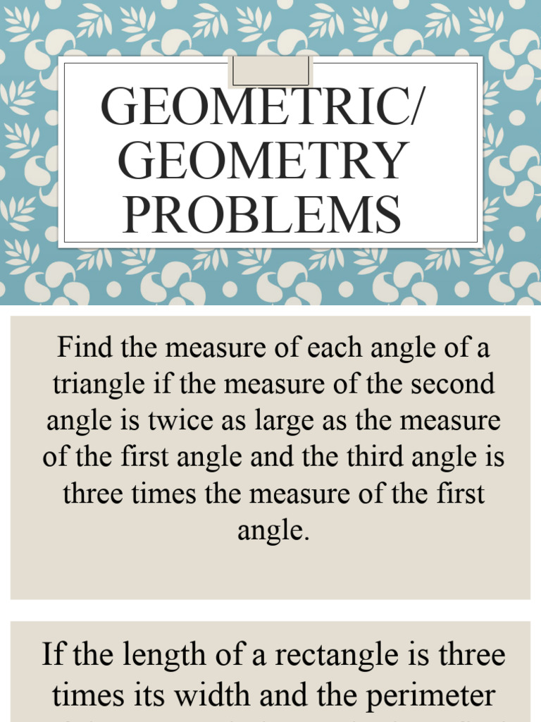 Problem Solving | PDF | Length | Coins