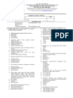 Soal Uas Informatika Kelas 10 Ab