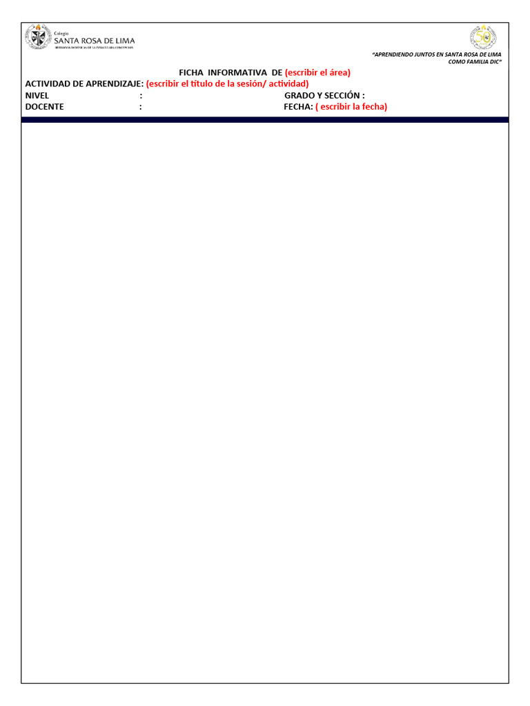 Ficha Informativa | PDF