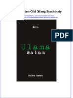 Full Download Ulama Malam Qiki Qilang Syachbudy Online Full Chapter PDF