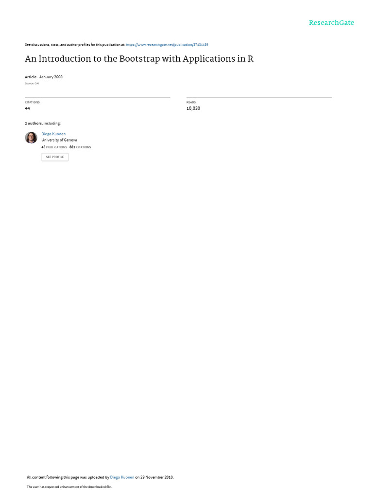 Bootstrap SCGN v131 | PDF | Bootstrapping (Statistics) | Resampling ...
