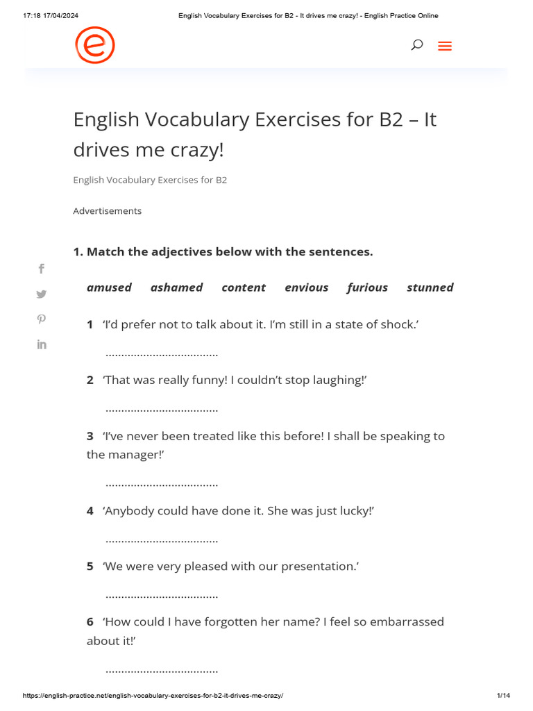 Writing Exercises B2
