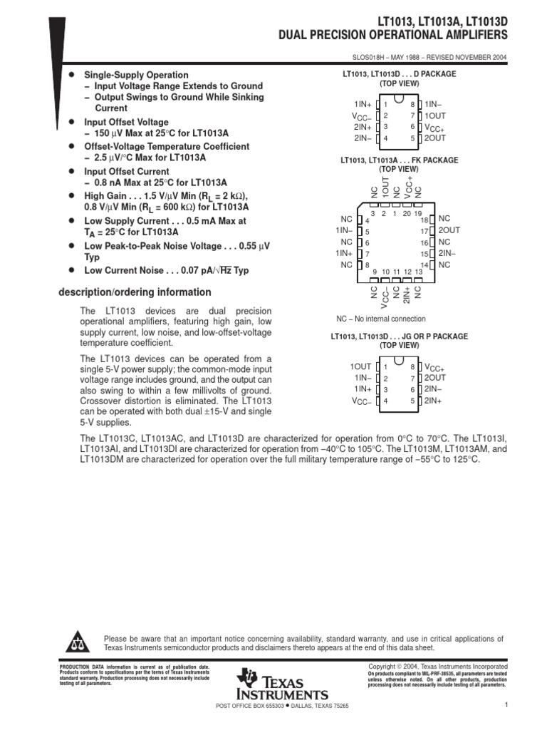 LT S13 FICHA TECNICA intelligence overview