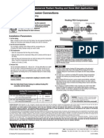 Heating PEX Compression Connections: For Residential or Commercial Radiant Heating and Snow Melt Applications