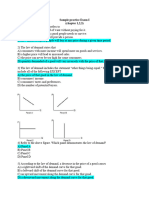 Sample Practice Exam I Solutions