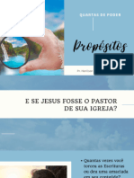 9. E se Jesus fosse o pastro da sua igreja 