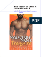 Full Ebook of Mountain Man S Treasure 1St Edition Aj Alexander Alexander Aj Online PDF All Chapter