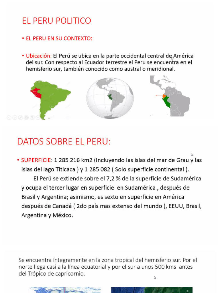 El Peru Politico - Geografia | PDF