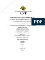 Informe Sobre La Contraloria y Defensoria Del Pueblo